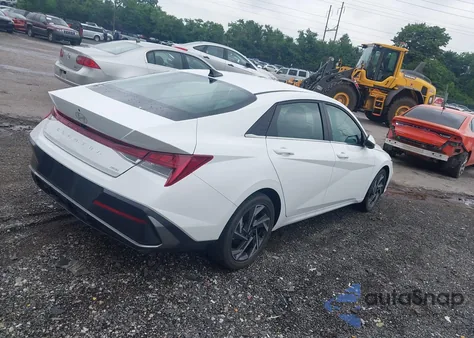 2025 Hyundai Elantra Hybrid Limited from USA, damaged, VIN KMHLN4DJ1SU134676